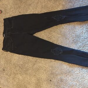 Express mid-rise stretch skinny